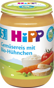 HiPP 
            Bio Menü Gemüsereis mit Bio-Hühnchen