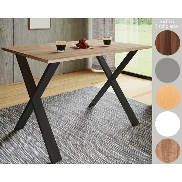 Bild 1 von VCM Premium Esszimmertisch Holztisch Esstisch Tisch "Xona X"