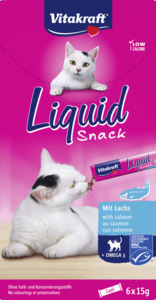 Vitakraft LiquidSnack Lachs MSC + Omega3, 90 g