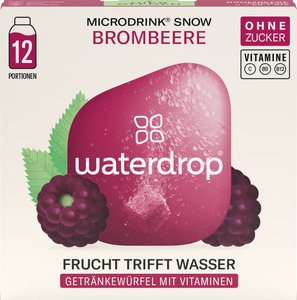 waterdrop Microdrink Snow Brombeere, 24 g