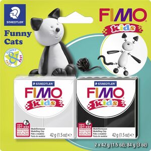 Fimo Funny Kids Cats