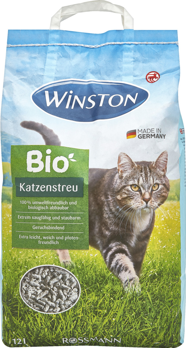 Bild 1 von Winston 
            Bio-Katzenstreu