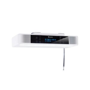 KR-140 Bluetooth Küchenradio DAB+/UKW-Radio Freisprechfunktion LED-Beleuchtung... Weiß