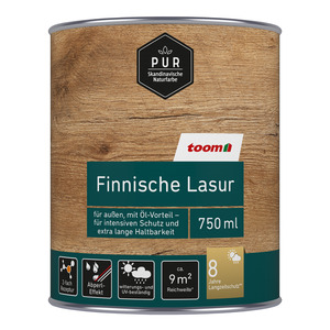 Finnische Lasur nussbaum-dunkel 0,75 l