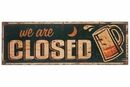 Bild 1 von MyFlair Holzschild "We are closed I"
