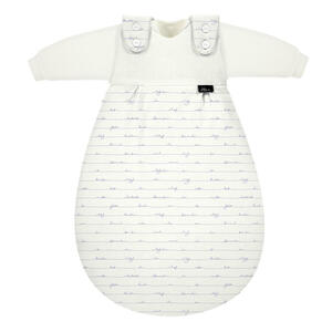 Alvi Babyschlafsackset Baby-Mäxchen  Weiß Hellblau