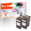 Bild 1 von Peach Doppelpack Druckköpfe schwarz kompatibel zu Canon PG-545XL*2, 8286B001*2 (wiederaufbereitet)