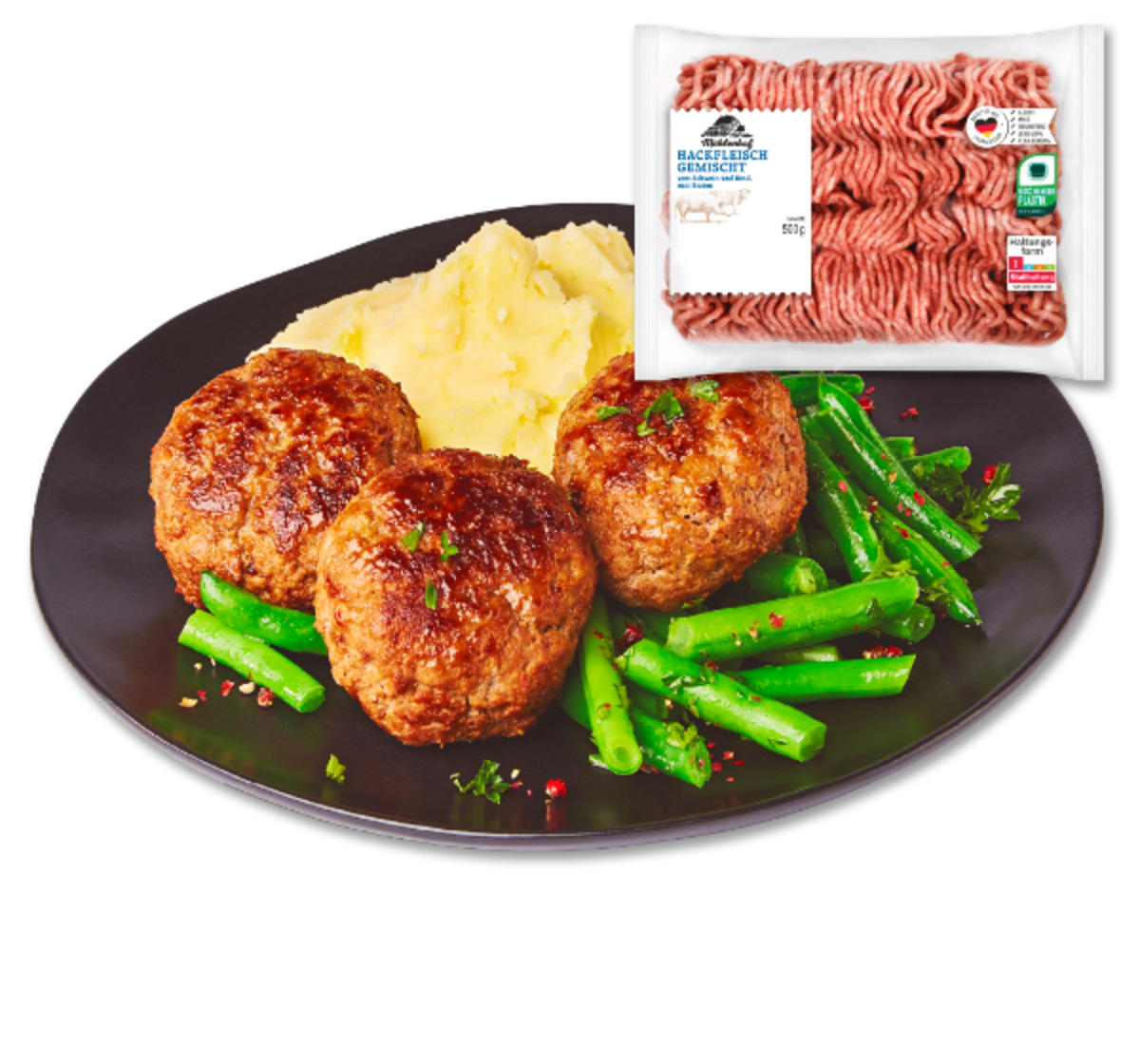 Bild 1 von MÜHLENHOF Frisches Hackfleisch, gemischt
