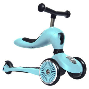 Scoot and Ride 2In1 Highwaykick 1  Blau  Metall