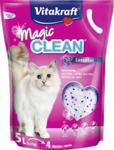 Vitakraft Magic CLEAN Lavendel Katzenstreu, 5 L