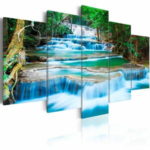 Artgeist Blauer Wasserfall in Kanchanaburi, Thailand