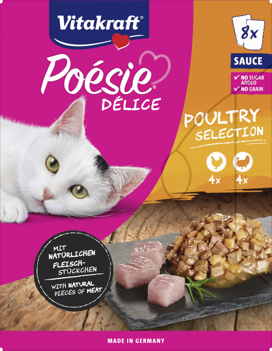Bild 1 von Vitakraft Poésie Délice Poultry Selection Sauce, 680 g