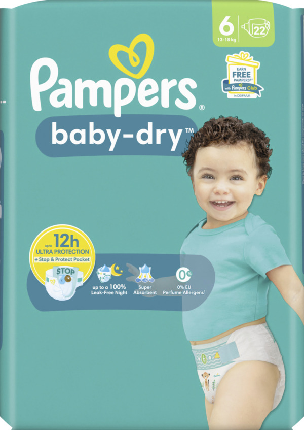 Bild 1 von Pampers baby-dry Windeln Gr.6 (13-18kg)