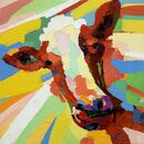 Bild 1 von Kayoom Öl-Wandbild Cow 60x60 MEL915