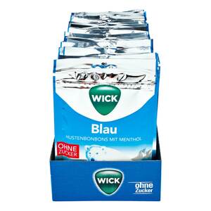 Wick Blau Menthol Hustenbonbons 72 g, 20er Pack