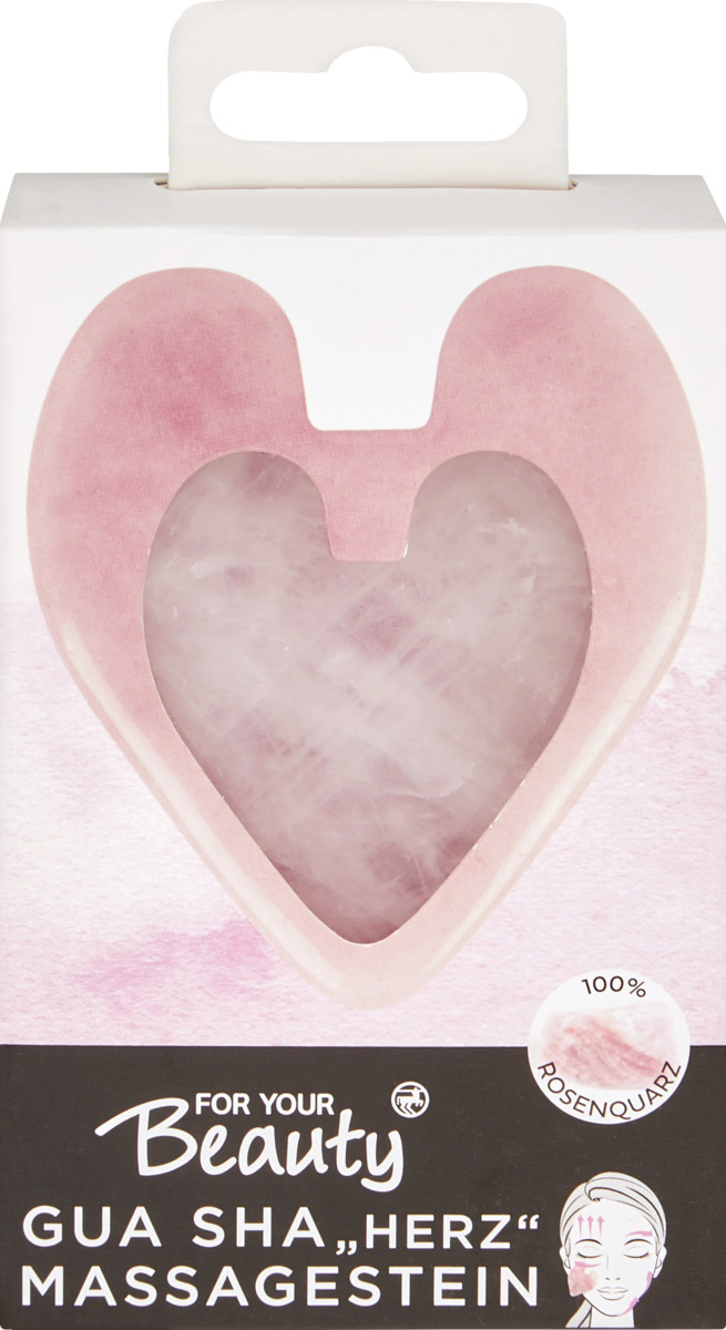 Bild 1 von FOR YOUR Beauty Gua Sha Massagestein "Herz"