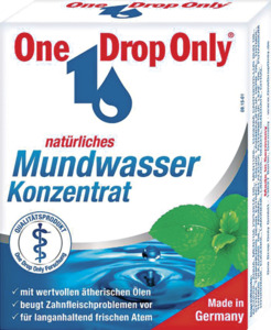 One-Drop-Only natürliches Mundwasser Konzentrat