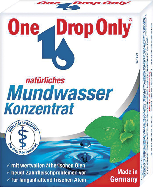 Bild 1 von One-Drop-Only natürliches Mundwasser Konzentrat