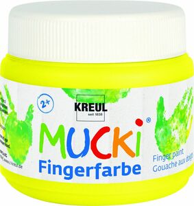 Kreul Mucki Fingerfarbe
, 
gelb, 150 ml