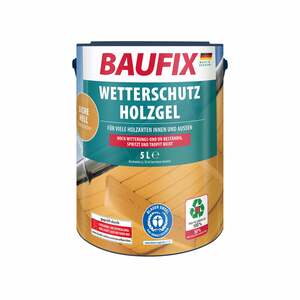 BAUFIX Wetterschutz-Holzgel eiche hell, 5 Liter