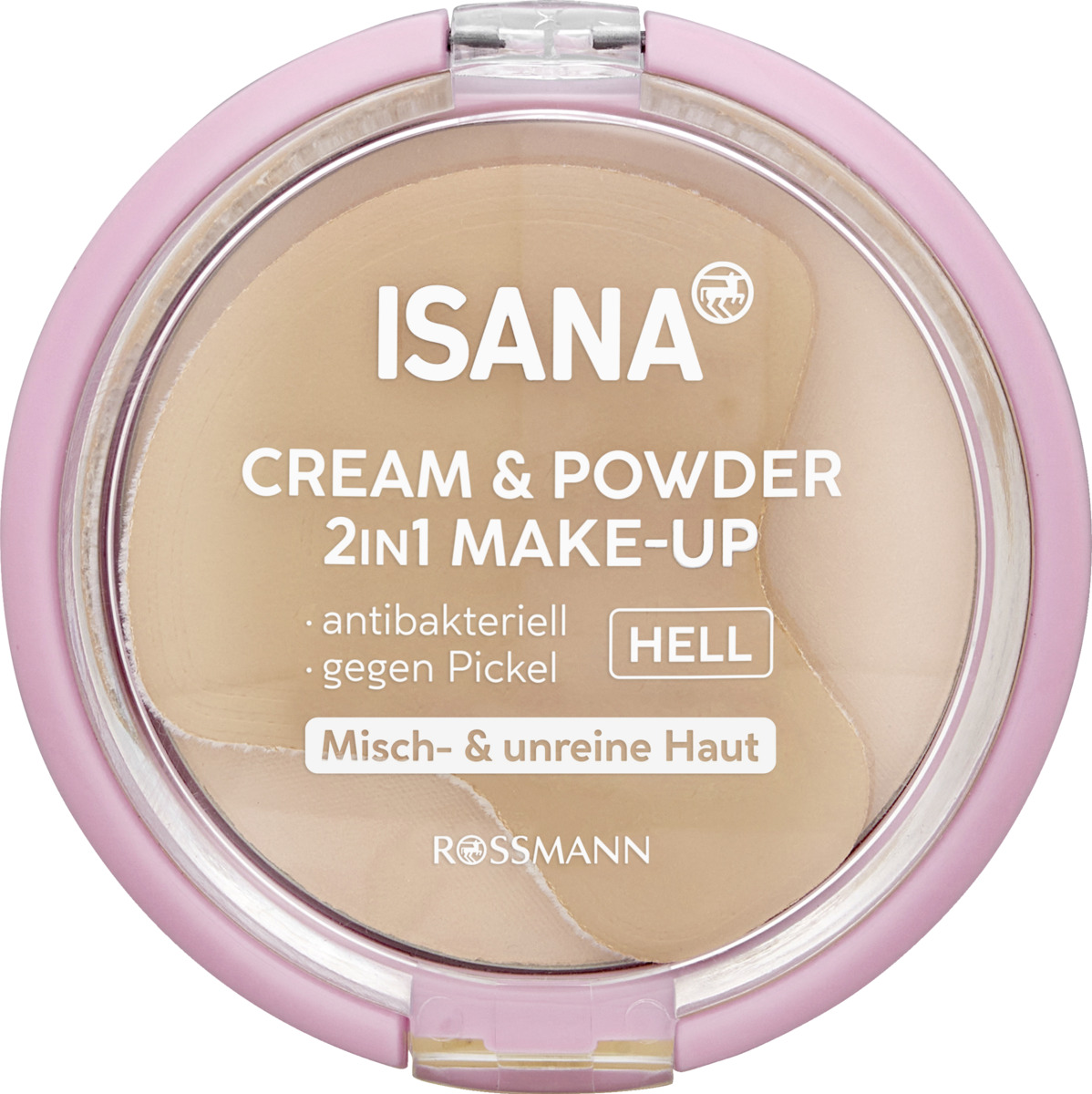 Bild 1 von ISANA Cream & Powder 2in1 Make-up hell, 9 g