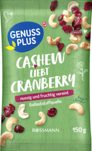 GENUSS PLUS Cashew liebt Cranberry