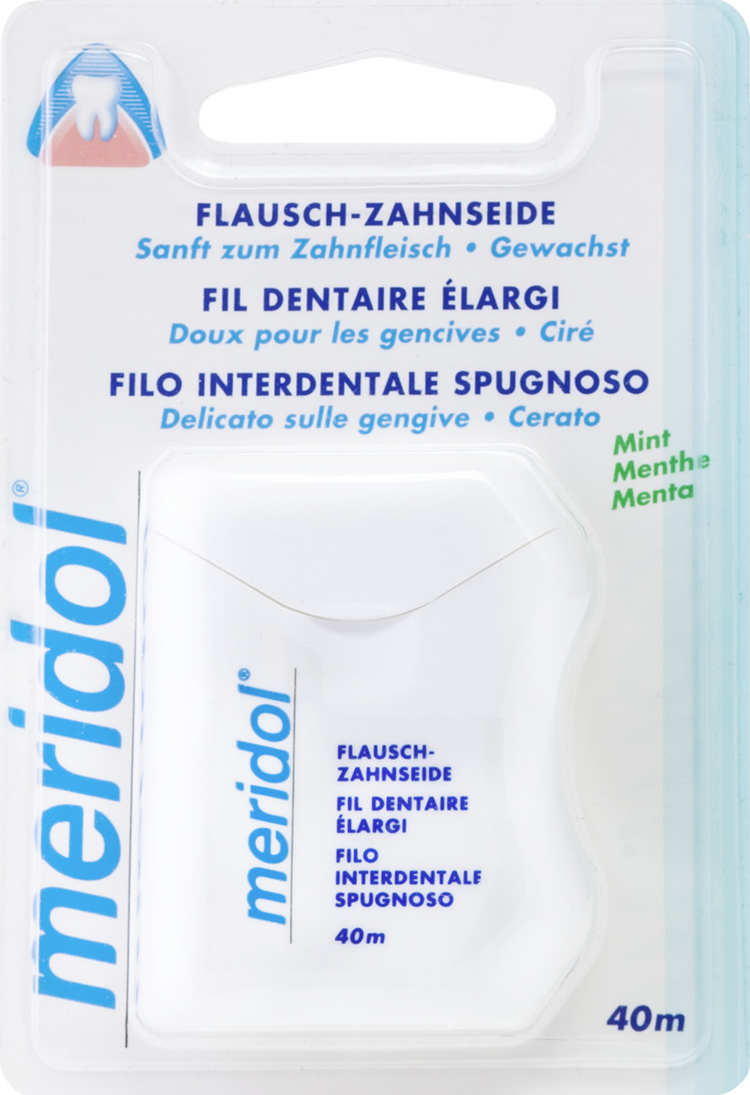 Bild 1 von meridol Flausch Zahnseide gewachst