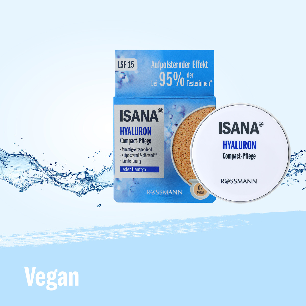Bild 3 von ISANA Hyaluron Compact-Pflege 01 Hell
