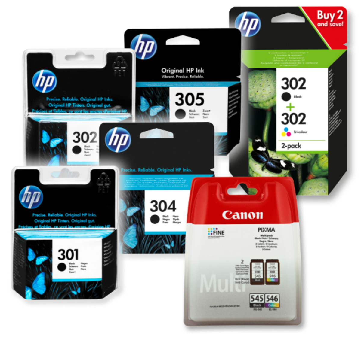 Bild 1 von HP oder CANON Druckertinte*