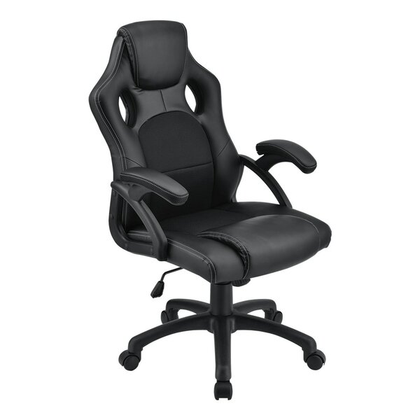 Bild 1 von Juskys Racing Schreibtischstuhl Montreal ergonomisch Bürostuhl PC Gaming Stuhl – schwarz