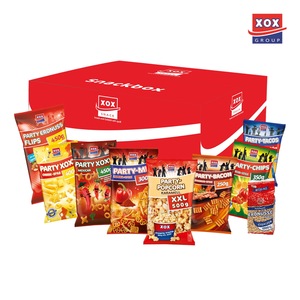XOX Party-Snackbox, verschiedene Sorten, 5,5kg
