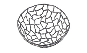 Dekoschale braun Aluminium Maße (cm): H: 19  Ø: [40.0] Dekoration
