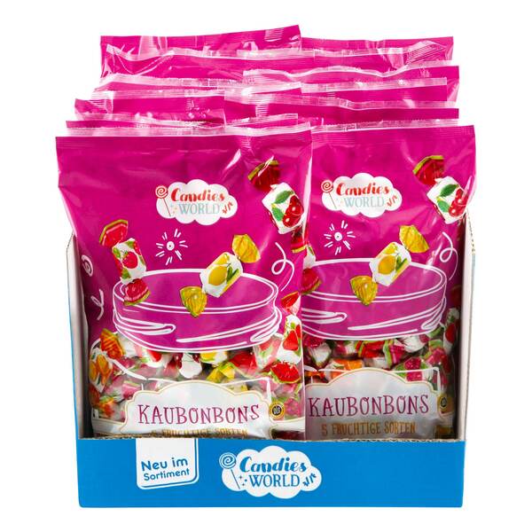 Bild 1 von Candies World Kaubonbons 500 g, 12er Pack