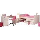 Bild 1 von Kinderzimmer Smoozy Parisot 3-tlg Bett + Nachtkommode + Schreibtisch weiß