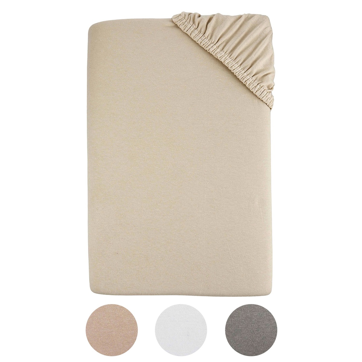 Bild 1 von NOVITESSE Supersoft-Spannbetttuch Doppelbettgröße