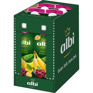 albi Kirsch-Bananen-Nektar 1 Liter, 6er Pack
