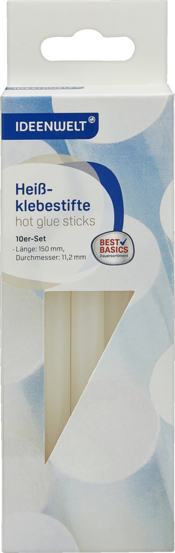 Bild 1 von IDEENWELT Best Basics Heißklebestifte transparent