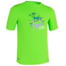 Bild 1 von Wasser-T-Shirt UV-Schutz Surfen Kinder grün bedruckt