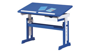 Schreibtisch  Loire - blau - 109 cm - 63 cm - 55 cm