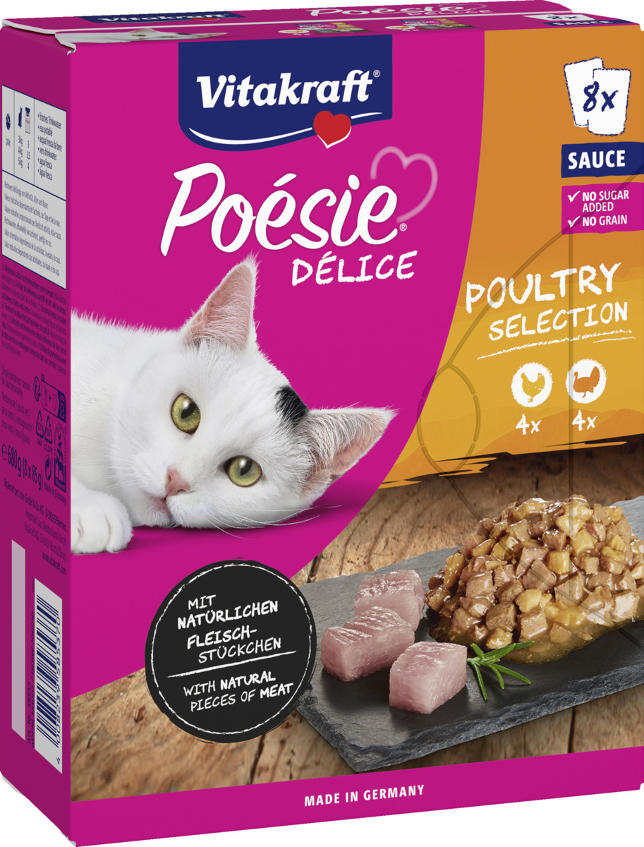 Bild 2 von Vitakraft Poésie Délice Poultry Selection Sauce, 680 g