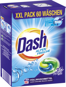 Dash Vollwaschmittel Alpen Frische 3in1 CAPS 60 WL