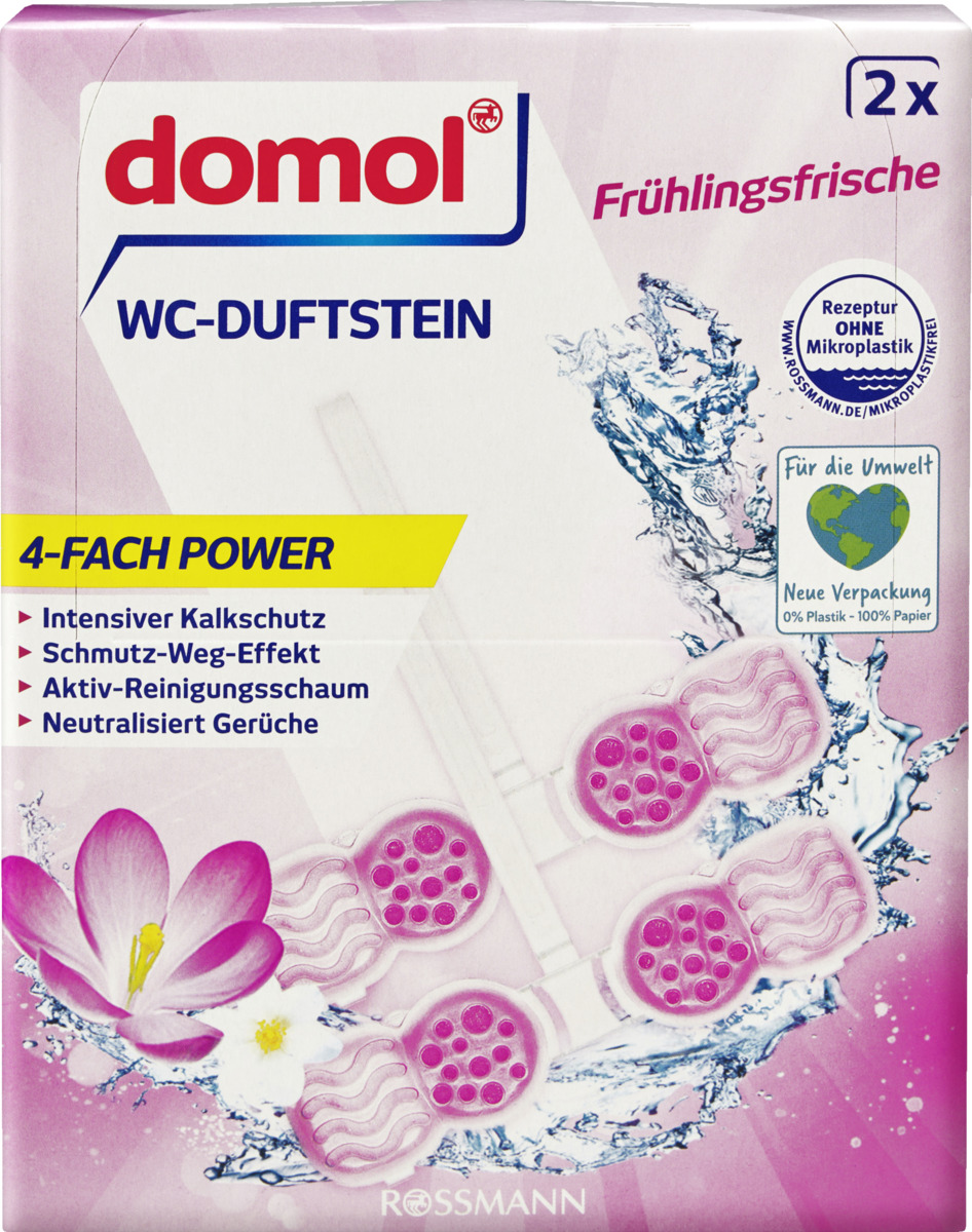 Bild 1 von domol WC-Duftstein Frühlingsfrische