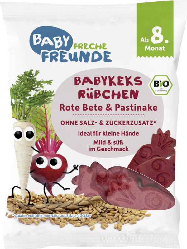 Bild 1 von Freche Freunde Bio Babykeks Rübchen Rote Bete & Pastinake, 30 g