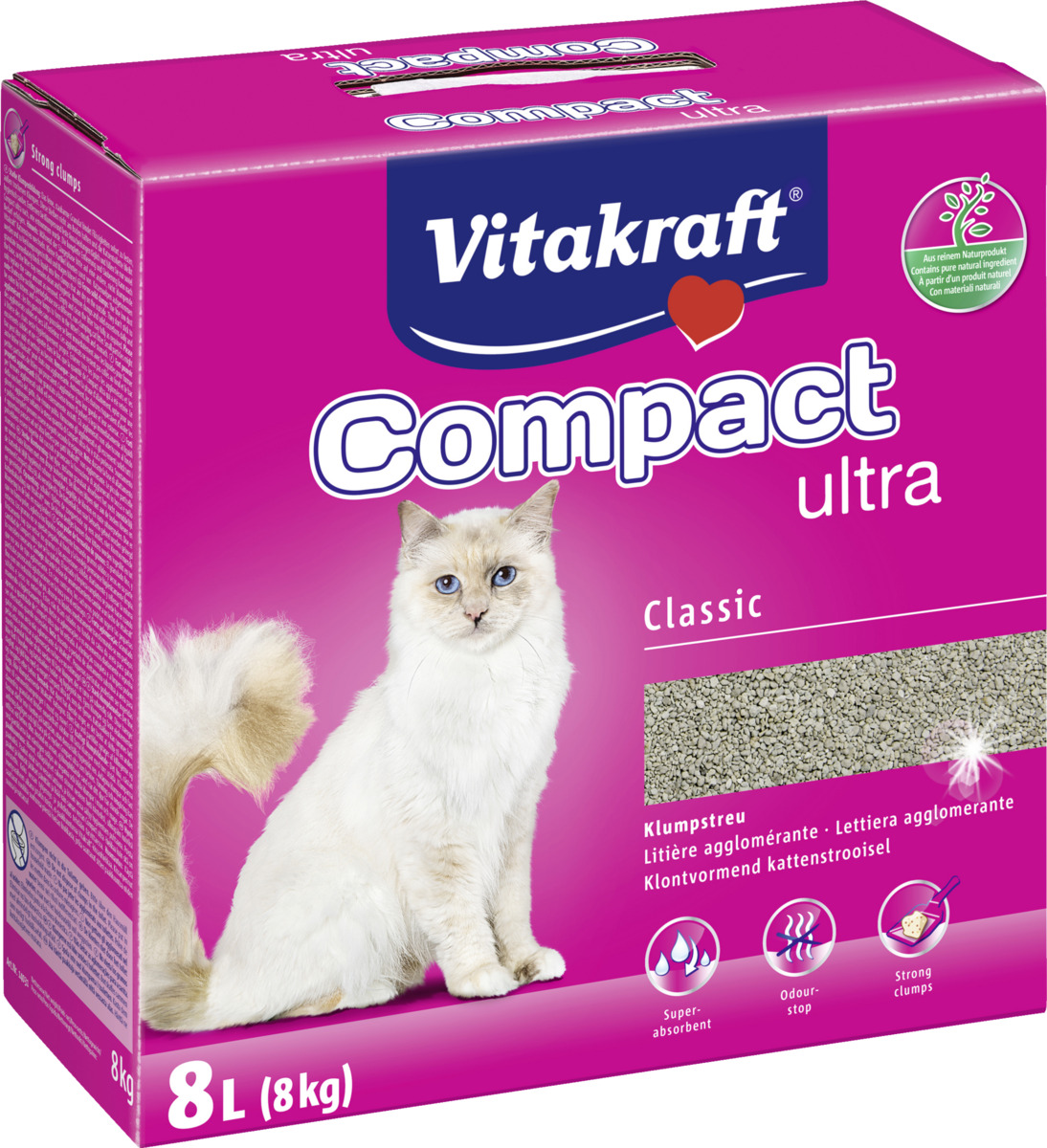 Bild 1 von Vitakraft Compact ultra Klumpstreu, 8 kg