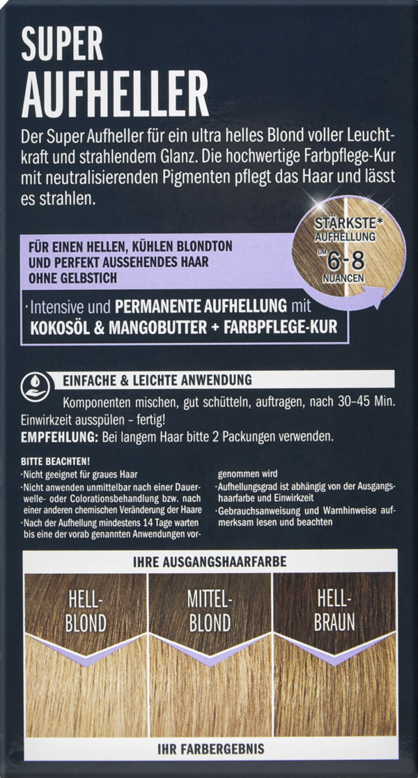 Bild 4 von ISANA PROFESSIONAL Super Aufheller Ultra Helles Blond