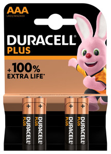 Duracell Plus AAA Alkaline-Batterien