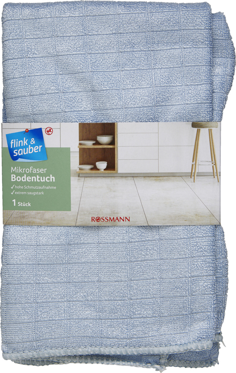 Bild 2 von flink & sauber 
            Microfaser Bodentuch