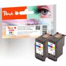Bild 1 von Peach Doppelpack Druckköpfe color kompatibel zu Canon CL-546*2, 8289B001*2 (wiederaufbereitet)