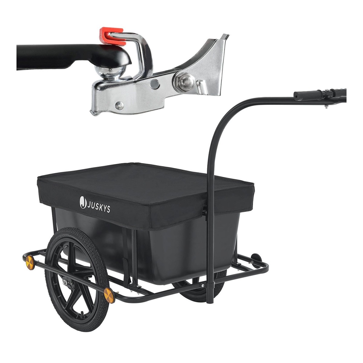 Bild 1 von Juskys Transportanhänger Fahrradanhänger 90 Liter