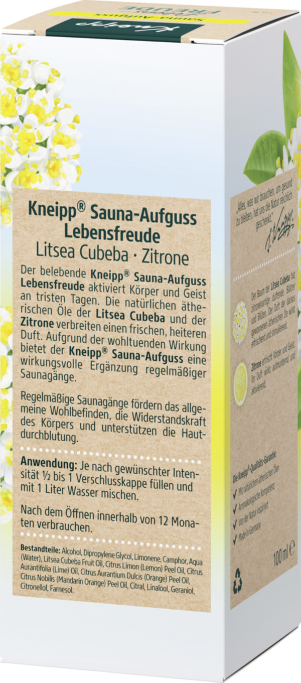 Bild 4 von Kneipp Sauna-Aufguss Lebensfreude